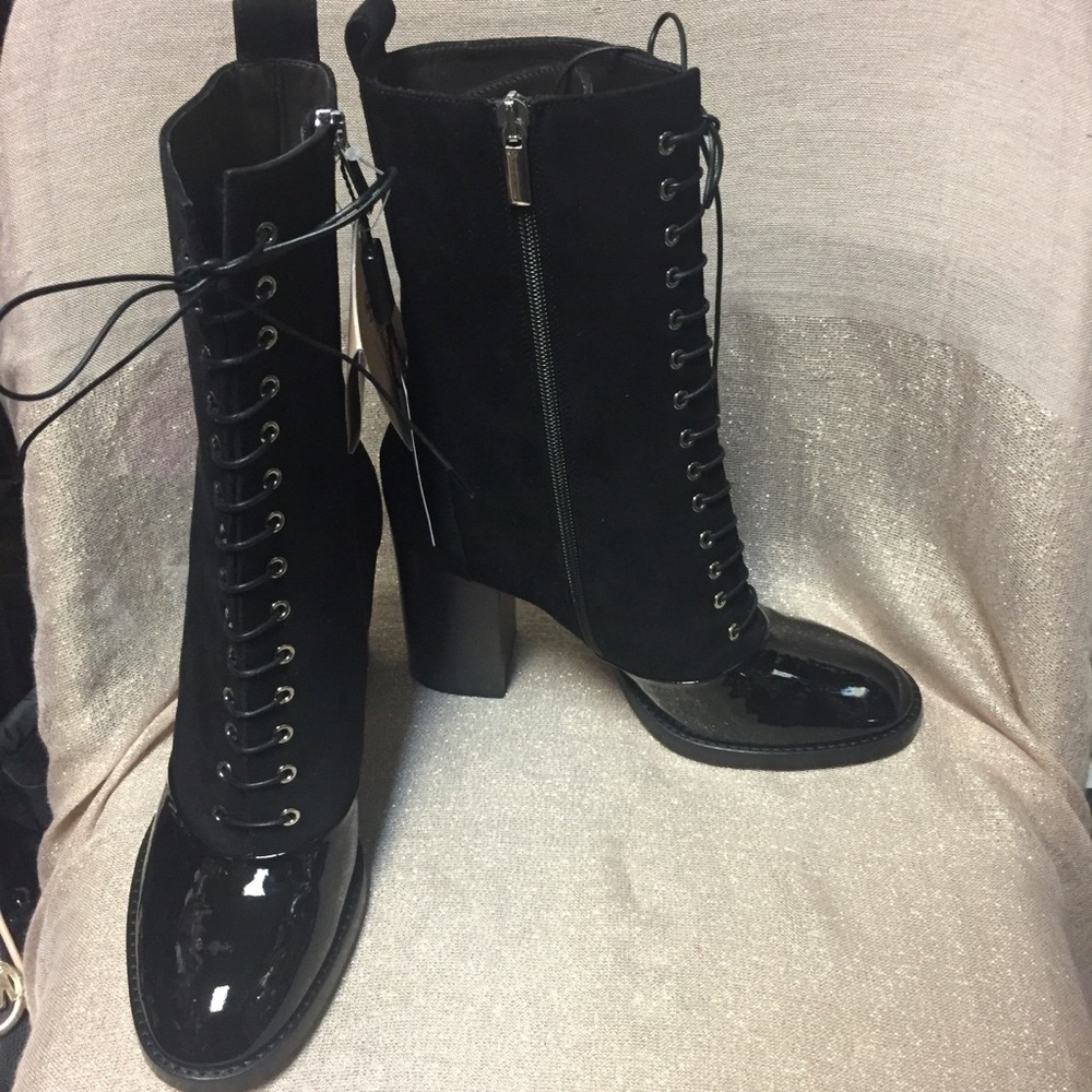 COPY - NEW!! Capezzani Black lace up Boots